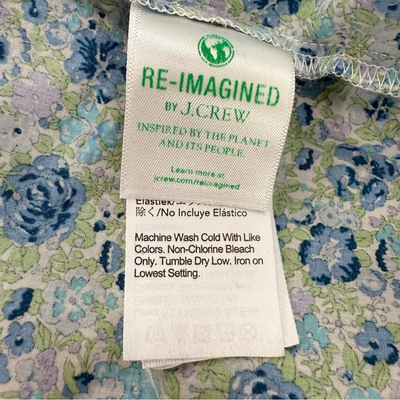 J Crew Liberty Fabric XS Amelie Floral Puff-sleeve Top Cottagecore Prairie - Picture 13 of 15